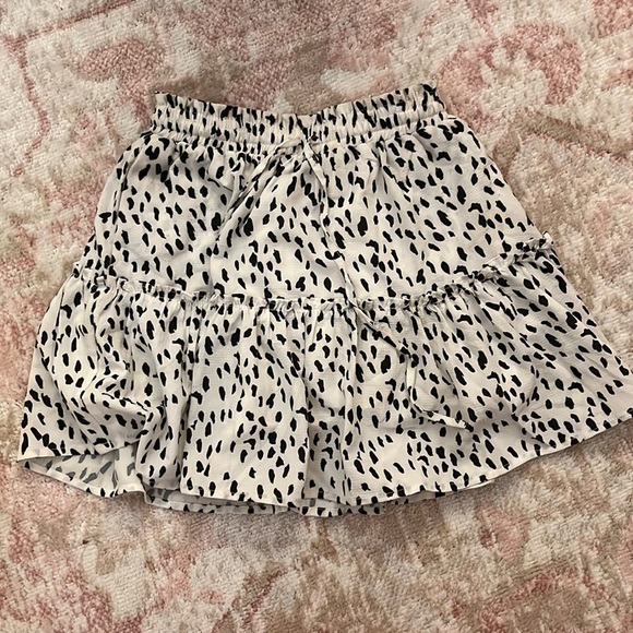 preppy princess polly leopard print mini skirt - Picture 1 of 2